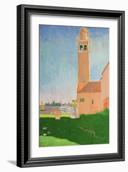 Church on the Lagoon, 1907-Maurice Denis-Framed Giclee Print