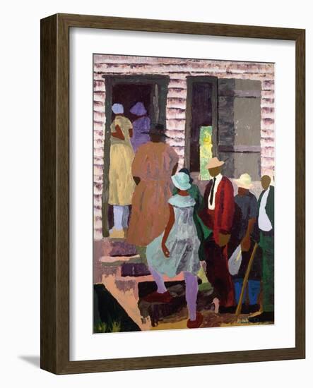 Church Picnic-Dane Tilghman-Framed Art Print