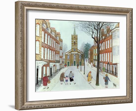 Church Row II, Hampstead-Gillian Lawson-Framed Giclee Print