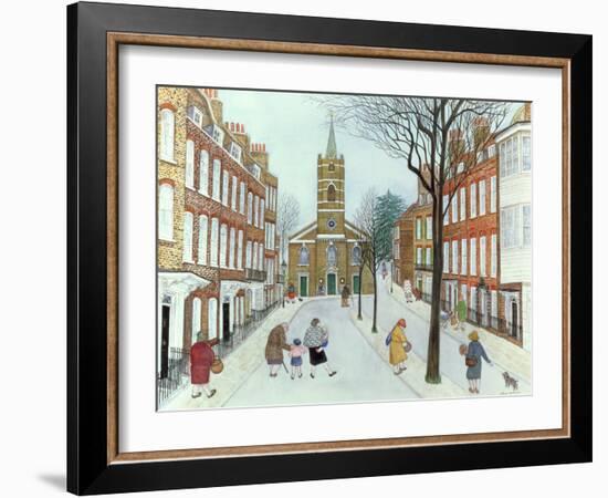 Church Row II, Hampstead-Gillian Lawson-Framed Giclee Print