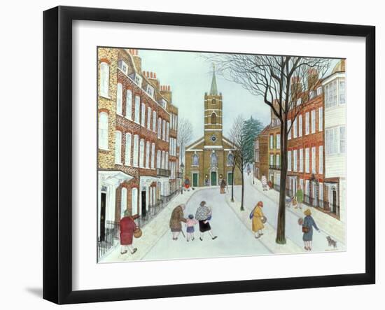 Church Row II, Hampstead-Gillian Lawson-Framed Giclee Print