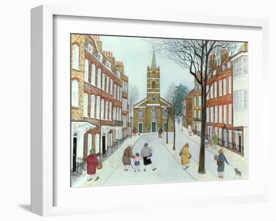 Church Row II, Hampstead-Gillian Lawson-Framed Giclee Print