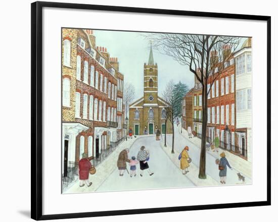 Church Row II, Hampstead-Gillian Lawson-Framed Giclee Print