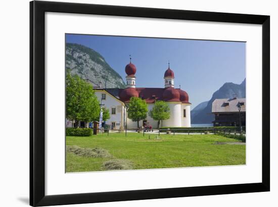 Church Saint BartholomŠ, King's Lake, National Park Berchtesgaden-Rainer Mirau-Framed Photographic Print