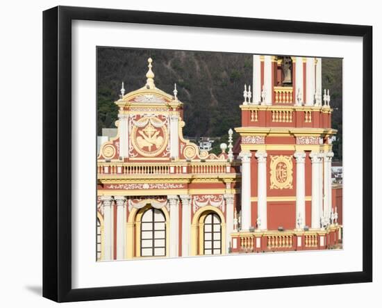 Church San Francisco. Town of Salta, located in the foothills of the Andes. Argentina-Martin Zwick-Framed Photographic Print