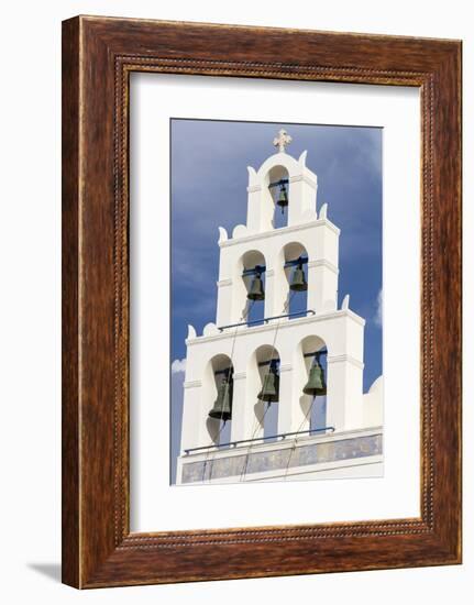 Church. Santorini, Greece-Tom Norring-Framed Photographic Print