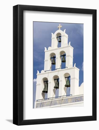 Church. Santorini, Greece-Tom Norring-Framed Photographic Print