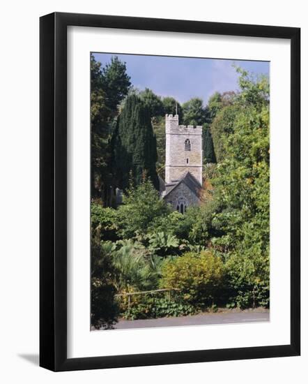 Church, St. Just in Roseland, Cornwall, England, UK-G Richardson-Framed Photographic Print