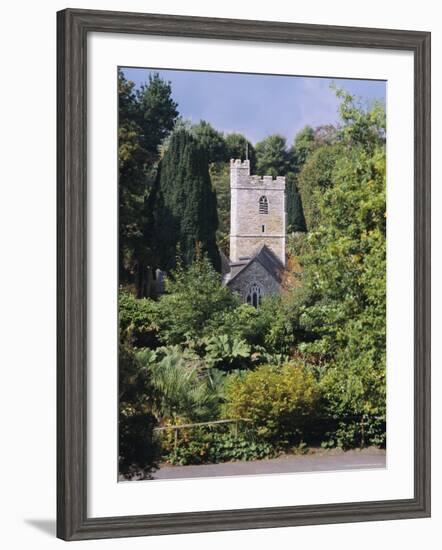 Church, St. Just in Roseland, Cornwall, England, UK-G Richardson-Framed Photographic Print