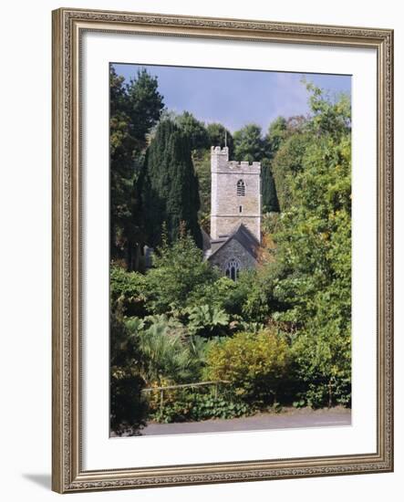 Church, St. Just in Roseland, Cornwall, England, UK-G Richardson-Framed Photographic Print