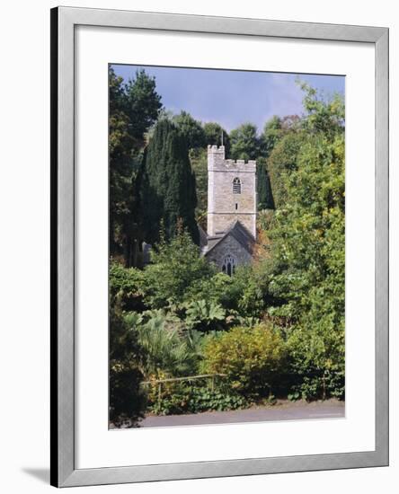 Church, St. Just in Roseland, Cornwall, England, UK-G Richardson-Framed Photographic Print