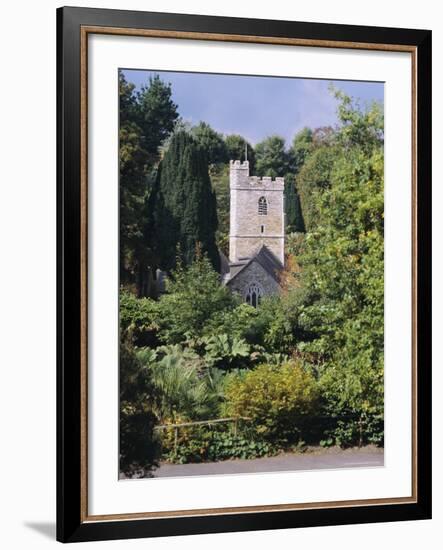 Church, St. Just in Roseland, Cornwall, England, UK-G Richardson-Framed Photographic Print