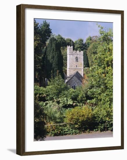 Church, St. Just in Roseland, Cornwall, England, UK-G Richardson-Framed Photographic Print