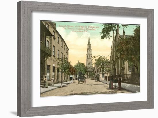 Church Street, Charleston, South Carolina-null-Framed Art Print