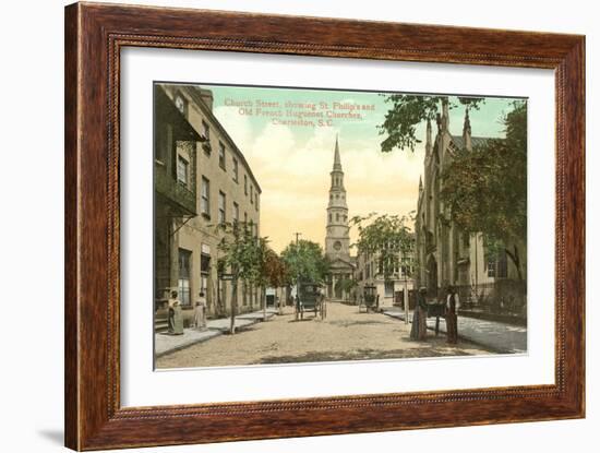 Church Street, Charleston, South Carolina-null-Framed Art Print