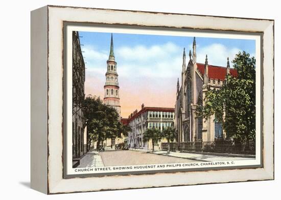 Church Street, Charleston, South Carolina-null-Framed Stretched Canvas