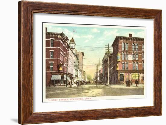 Church Street, New Haven, Connecticut-null-Framed Art Print