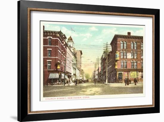 Church Street, New Haven, Connecticut-null-Framed Art Print