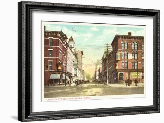 Church Street, New Haven, Connecticut-null-Framed Art Print