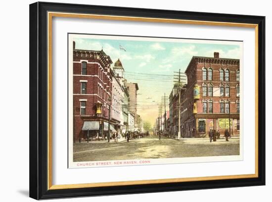 Church Street, New Haven, Connecticut-null-Framed Art Print