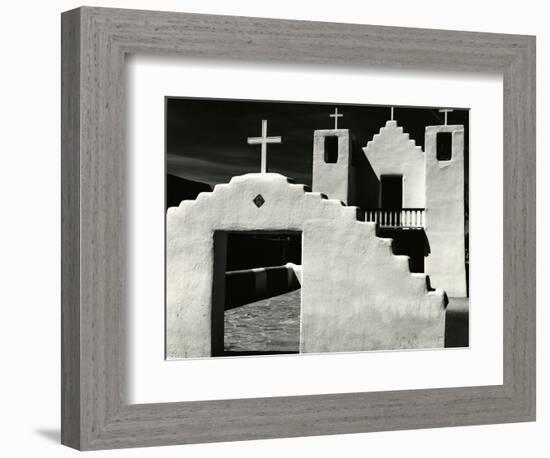 Church, Taos Pueblo, New Mexico, 1971-Brett Weston-Framed Photographic Print