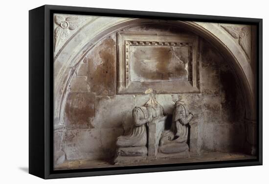 Church Tomb-Den Reader-Framed Premier Image Canvas