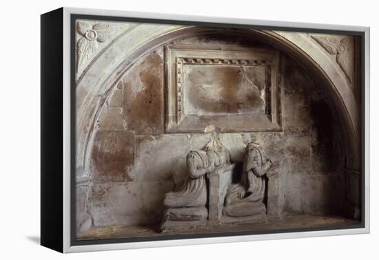 Church Tomb-Den Reader-Framed Premier Image Canvas