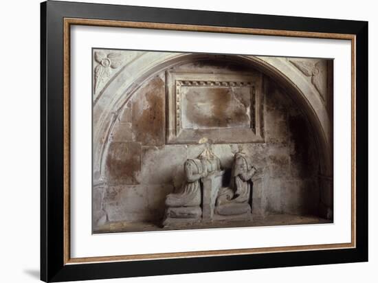 Church Tomb-Den Reader-Framed Photographic Print