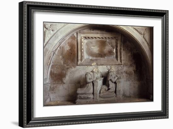 Church Tomb-Den Reader-Framed Photographic Print