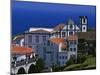 Church Tower Dominates the Town of Nordeste on the Island of Sao Miguel, Azores-William Gray-Mounted Photographic Print