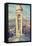 Church, Tower, Paris, France-Sebastien Lory-Framed Premier Image Canvas