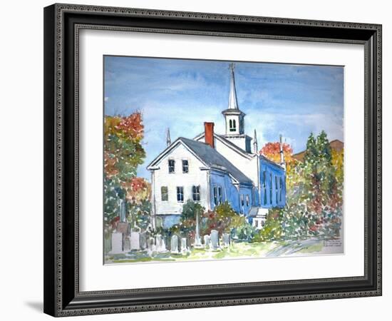 Church, Vermont, 2004-Anthony Butera-Framed Giclee Print