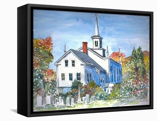 Church, Vermont, 2004-Anthony Butera-Framed Premier Image Canvas