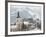 Church View from Gruyeres Castle, Gruyeres, Fribourg, Switzerland-Walter Bibikow-Framed Photographic Print