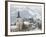 Church View from Gruyeres Castle, Gruyeres, Fribourg, Switzerland-Walter Bibikow-Framed Photographic Print