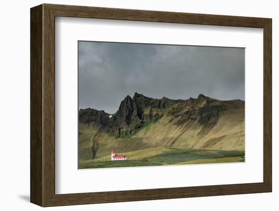 Church, Vik, Iceland, Polar Regions-Bill Ward-Framed Photographic Print