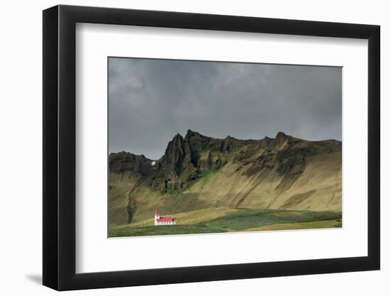 Church, Vik, Iceland, Polar Regions-Bill Ward-Framed Photographic Print