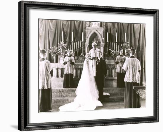 Church Wedding-null-Framed Photo