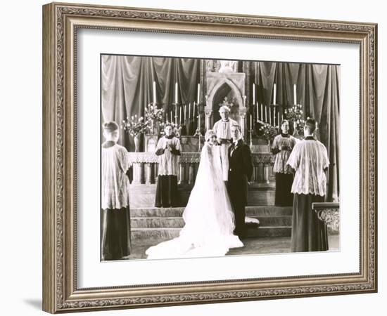 Church Wedding-null-Framed Photo