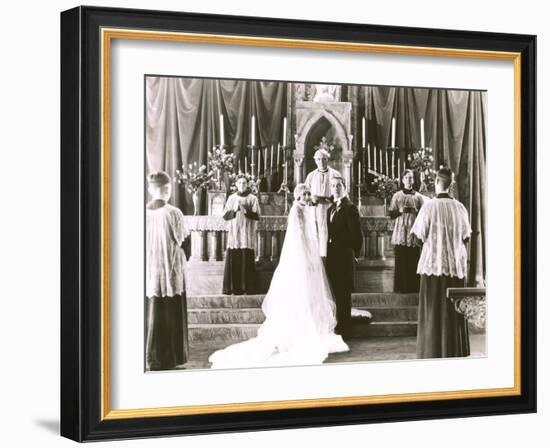 Church Wedding-null-Framed Photo