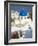 Church with Blue Dome, Fira, Thira, Santorini, Cyclades, Greek Islands, Greece, Europe-Tuul-Framed Photographic Print