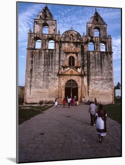 Church, Yucatan, Mexico-Kenneth Garrett-Mounted Photographic Print