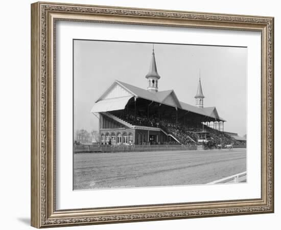 Churchill Downs, Louisville, Kentucky, Derby Day, 29th April 1901-null-Framed Photographic Print