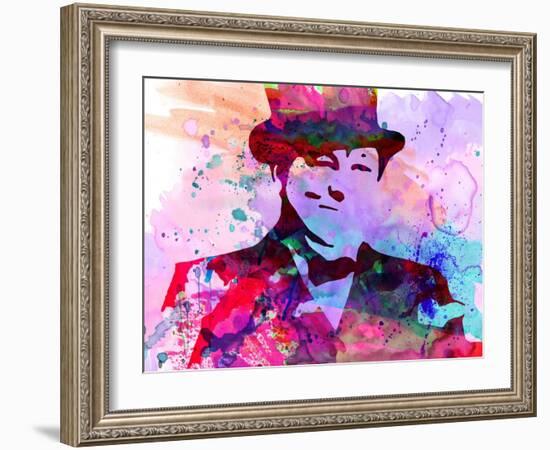 Churchill Watercolor-Anna Malkin-Framed Art Print