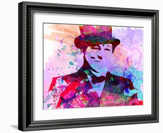 Churchill Watercolor-Anna Malkin-Framed Art Print