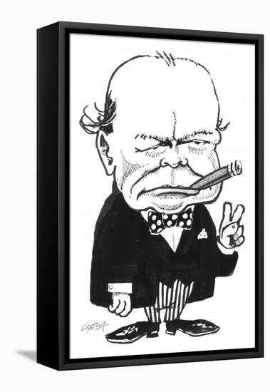 Churchill-Gary Brown-Framed Premier Image Canvas