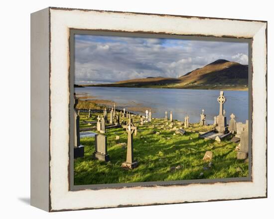 Churchyard, Achill Island, Off the Coast of County Mayo, Republic of Ireland, Europe-David Wogan-Framed Premier Image Canvas