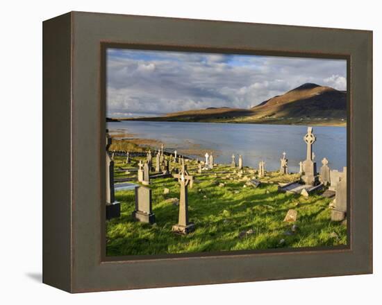 Churchyard, Achill Island, Off the Coast of County Mayo, Republic of Ireland, Europe-David Wogan-Framed Premier Image Canvas