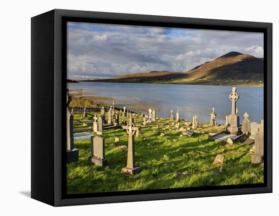 Churchyard, Achill Island, Off the Coast of County Mayo, Republic of Ireland, Europe-David Wogan-Framed Premier Image Canvas