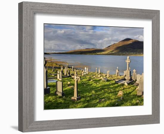 Churchyard, Achill Island, Off the Coast of County Mayo, Republic of Ireland, Europe-David Wogan-Framed Photographic Print
